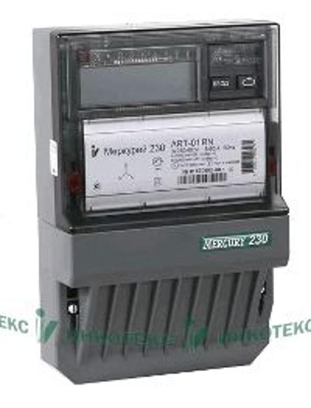 Счетчик Меркурий 230 ART-02 CN 10-100А/400В (мнтар.) ЖКИ (монт. пл.)